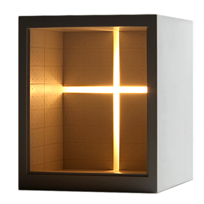 Cathedral of Light Concrete Ambient Night Lamp