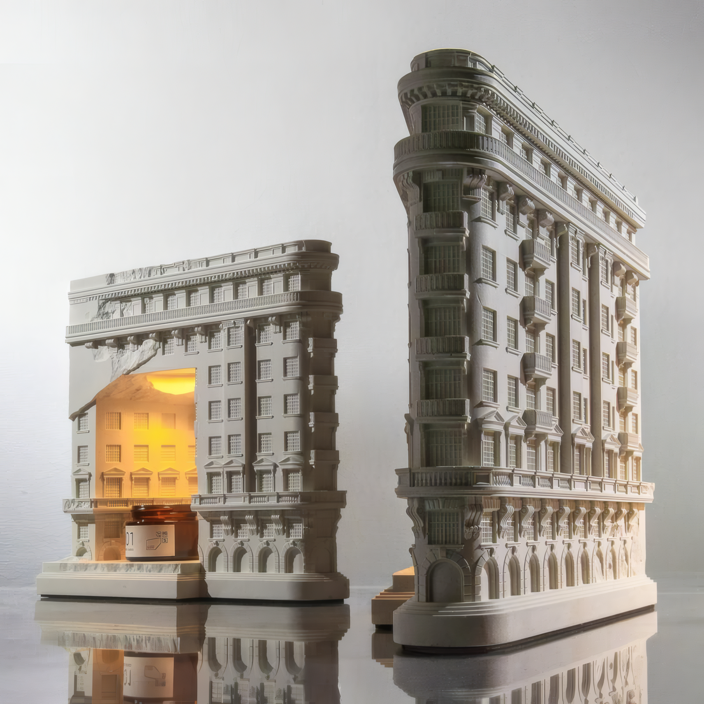 Wukang Mansion Wax Melting Lamp