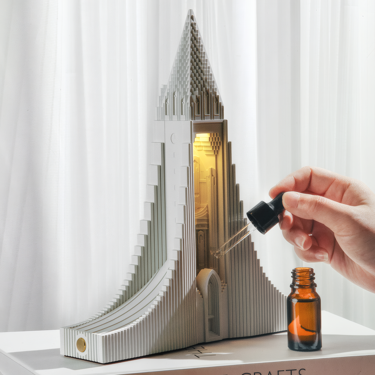 Iceland Cathedral Concrete Aroma Lamp