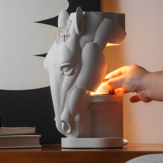 White Horse Wax Melting Lamp