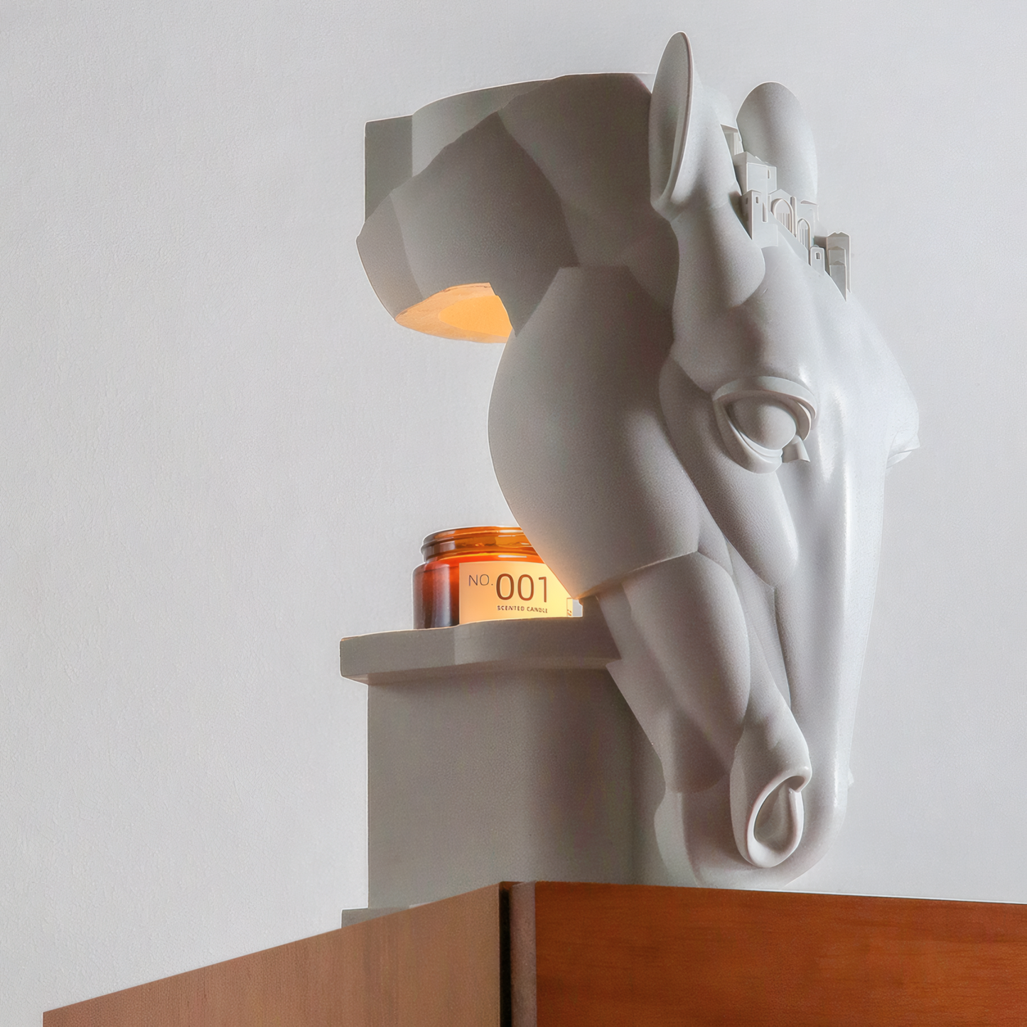 White Horse Wax Melting Lamp
