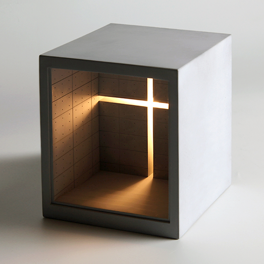 Cathedral of Light Concrete Ambient Night Lamp