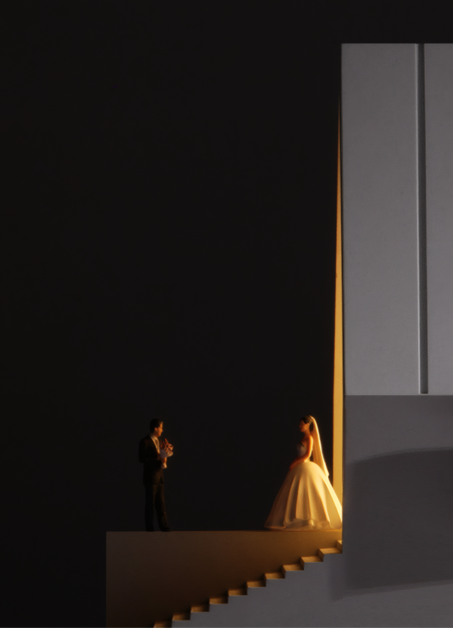 White Chapel Architectural Night Lamp