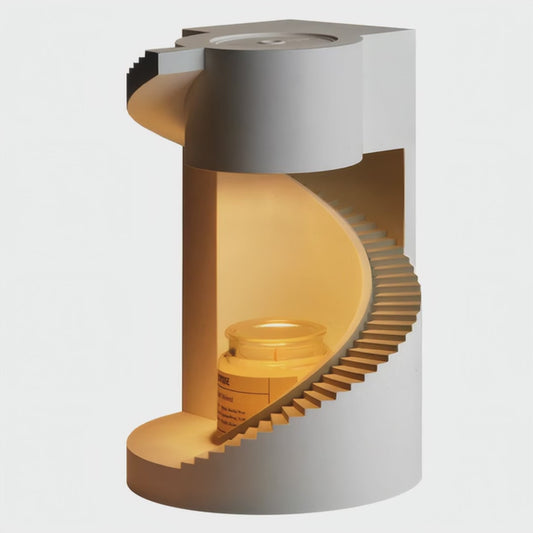 Spiral Stair Concrete Candle Melting Lamp